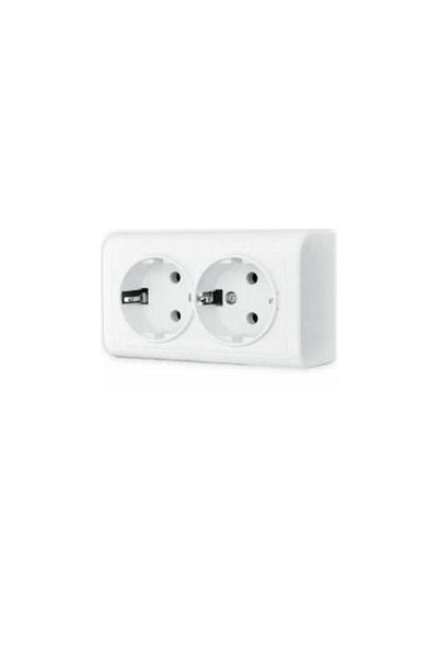 FETİH Surface Mounted Double Grounded Socket321030