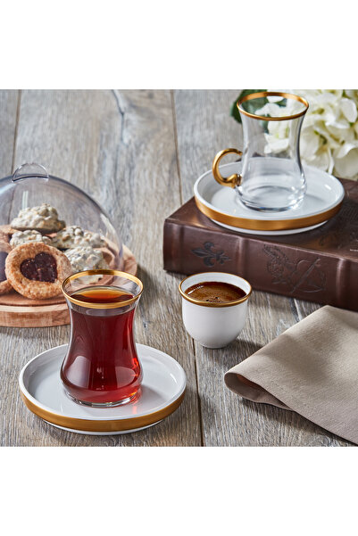 Decorium 60 Ml 6 Pieces Porcelain Mirra Cup - Keyif 9- 01120069