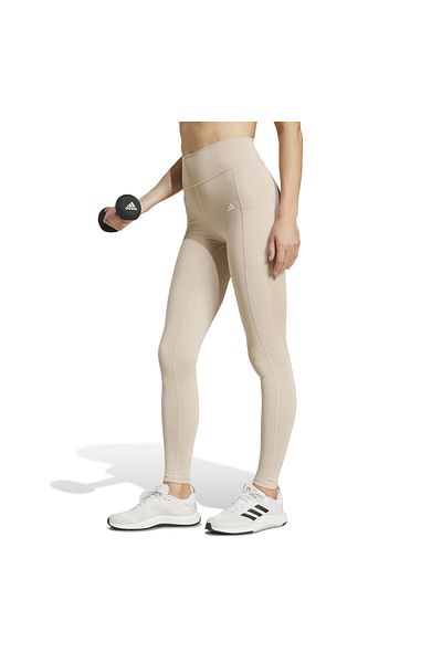 adidas Γυναικείο κολάν adidas Opt St Hr 1-1 L IX0221-K - Κρεμ