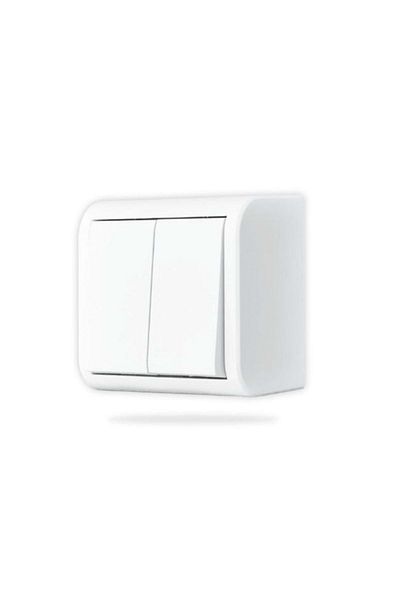 REWEL Surface Mounted Double Switch321021