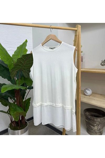 DEFNECE BUTİK Single Jersey Combed Kumash - Pleated Underwear