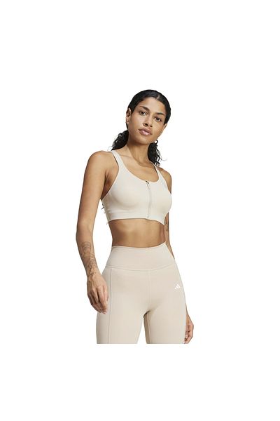 adidas IW5338-K Tlrdim L Hs Zip Cream Bustieră pentru femei