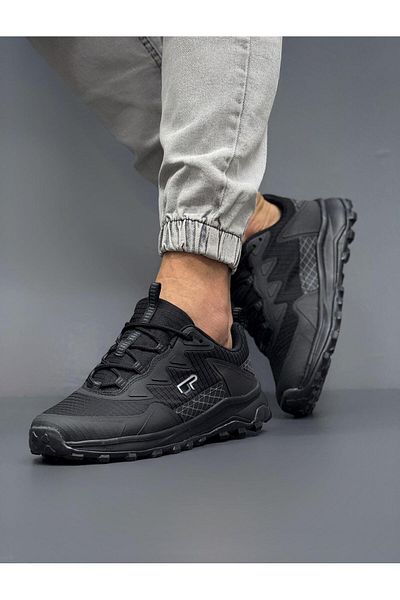 homiro Waterproof Fuspeted Faylon Sole Winter Shoes-Black