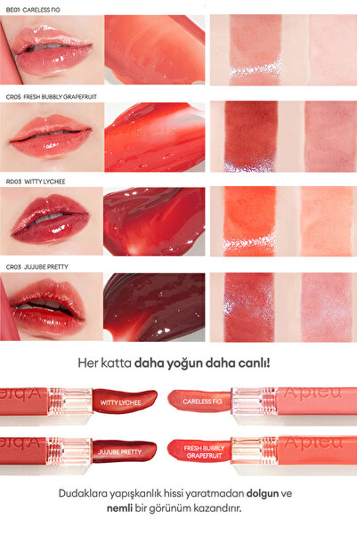 Missha Pürüzsüz Görünüm Sunan Gün Boyu Kalıcı Tint A'pıeu Juicy Pang Tint (RD03 WİTTY LYCHEE)