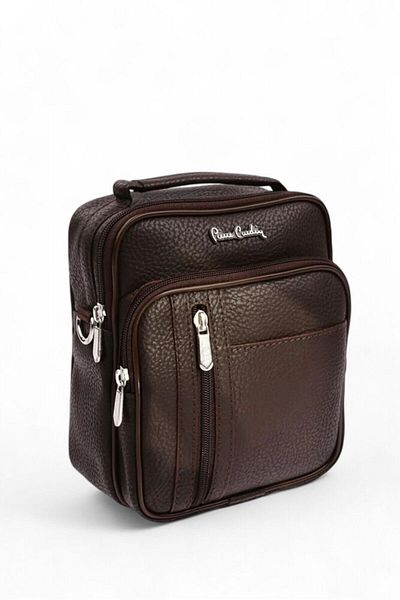 Pierre Cardin Ανδρική τσάντα Messenger Brown-relax 01pc001423