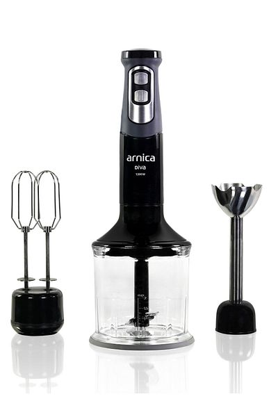 Arnica Diva Gh21595 Black Hand Blender Set