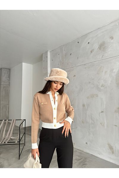charm butik ΖΑΚΕΤΑ CROP ΜΕ ΧΡΥΣΟ ΚΟΥΜΠΙ