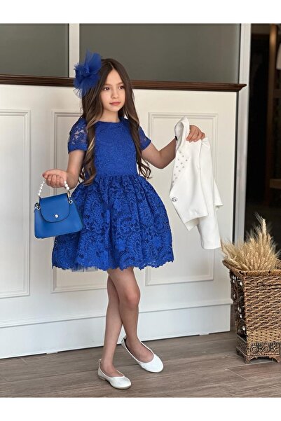 Uğurböceği Πασχαλίτσα Παιδικά Κορίτσια Παιδικά 4 τεμαχίων Κομψό βραδινό φόρεμα κοστούμι παλτό τσάντα πόρπη