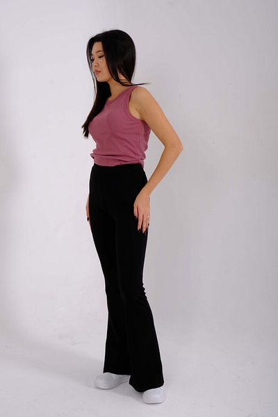 SARE ERKMEN Spanish Leg Black Leggings