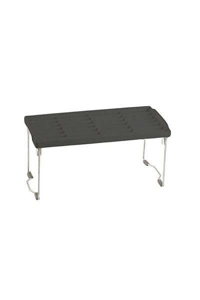 Lider MAGNESİA Gray Plastic Foldable Cabinet Shelf Organizer - Kitchen Table Counter Top Small Organizer