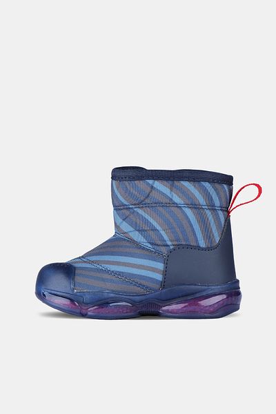 Vicco Helium Lighted Baby Boy Navy Blue Boots
