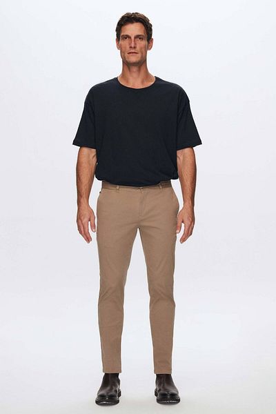 Twn Mink Dobby Slim Fit Chino Pants