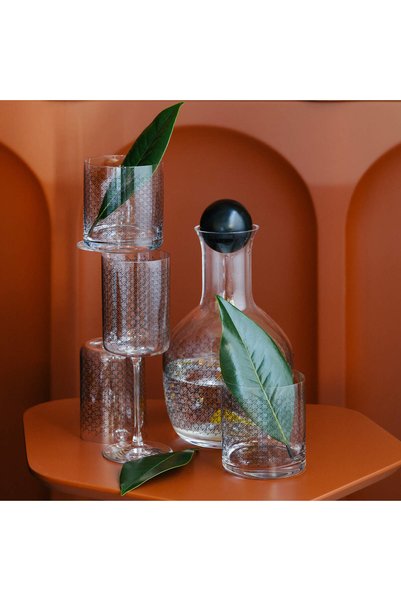 Decorium Tartan 1750 ml 2 Parça Kapaklı Cam Karaf 9-01030019