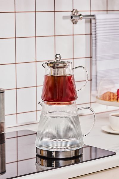 Karaca XL Glass Teapot with Induction Base