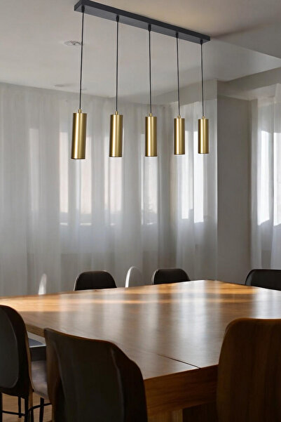 N Naturel Aydınlatma 5 SPOTLU LEDLİ MODERN SARKIT AVİZE / MUTFAK / YEMEK MASA...