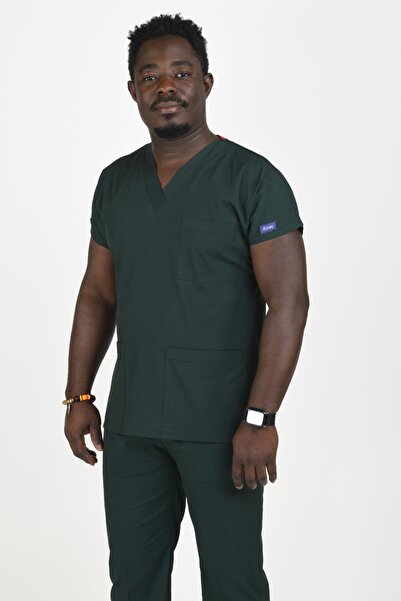 Kıraç Uniform Dr Greys Soft Likralı Ördek Başı Yeşili Doktor-Hemşire Forması ...