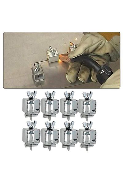 Choice 8pcs Welding Clamps for Car Door Sheet Metal Butt Clamps Weld Clips Holder Welding Positioner for...