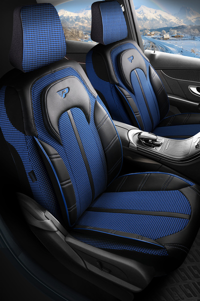 Panda Kılıf غطاء مقعد السيارة من قماش KAZAYAGI من سلسلة PANDA KARS - مجموعة ك...