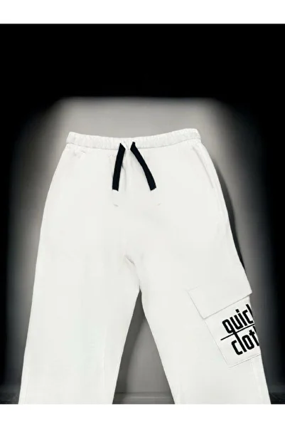 Zekids Boy's Cotton Soft Textured Sweatpants - Elastic Leg