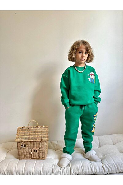 YİGİT BUTİK Yigit Boutique Character Printed Boy Suit