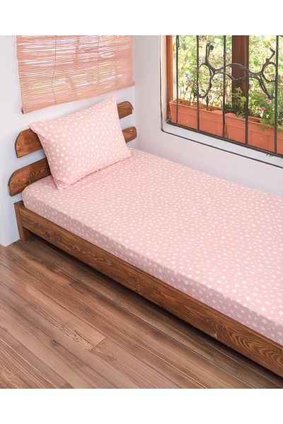 ENESSA One Person Patterned Elastic Sheets Set