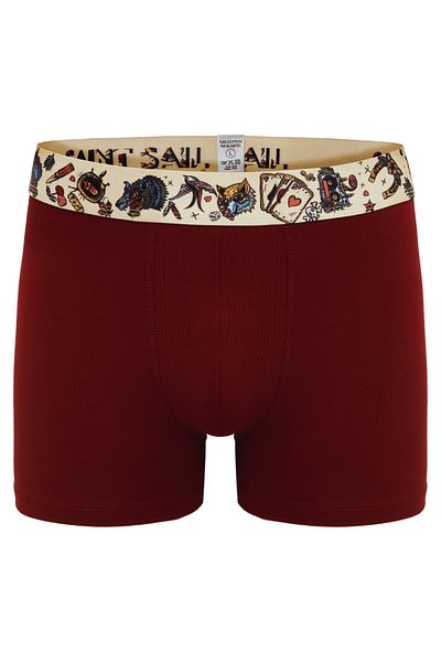 Saint Sail Gift Cotton Comfortable Printed Ethnic Patterned Men's Boxers