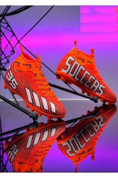 AlbiShoes Children's Young Men's Soccer F35 Gear Grass Cleats Astroturf Men's Football Shoes (27-44)