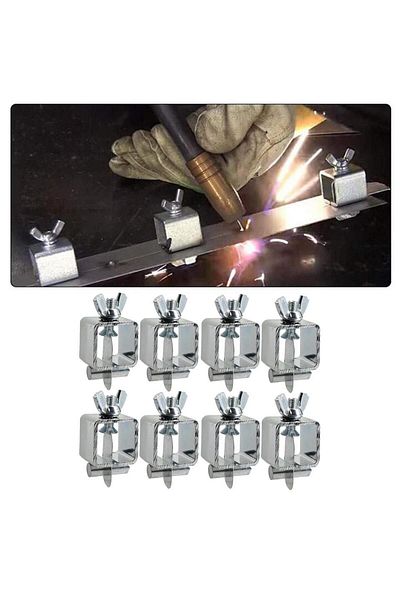 Choice 8pcs Welding Clamps for Car Door Sheet Metal Butt Clamps Weld Clips Holder Welding Positioner for...