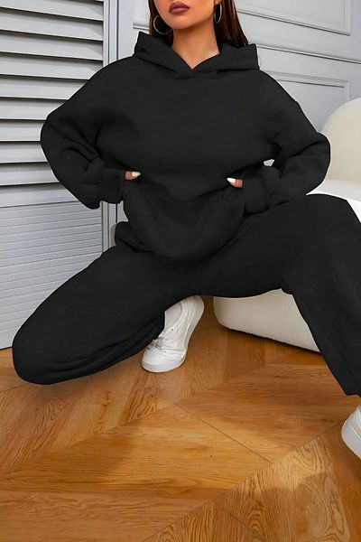BayBayan Σετ αθλητική φόρμα Unisex Oversize από βαμβάκι