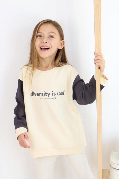 MiaBaby Унисекс суитшърт с щампа Diversity