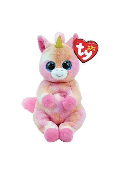 TY Beanie Boos قبعة سكاي لار بينك يونيكورن للأطفال - 20 سم