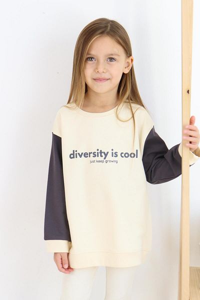MiaBaby Унисекс суитшърт с щампа Diversity