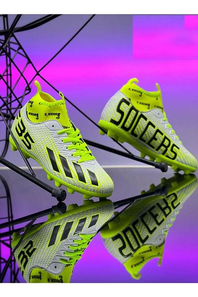 AlbiShoes Children's Young Men's Soccer F35 Gear Grass Cleats Astroturf Men's Football Shoes (27-44)