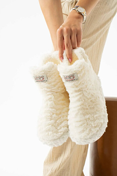 Behtah Kundura New Season Γυναικείες Παντόφλες - Μπότες για το σπίτι με χοντρή σόλα