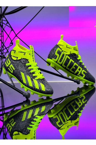 AlbiShoes Men's Football Shoes F35 - for Children & Teens, Gear Grass Football Boots (27-44)