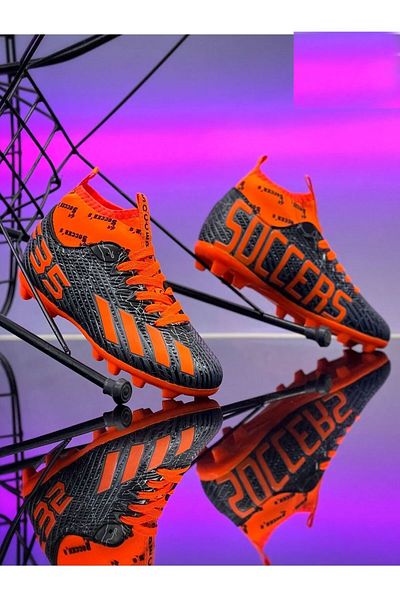 AlbiShoes Children's Young Men's Soccer F35 Gear Grass Cleats Astroturf Men's Football Shoes (27-44)