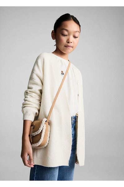 MANGO Kids V-neck knitwear cardigan