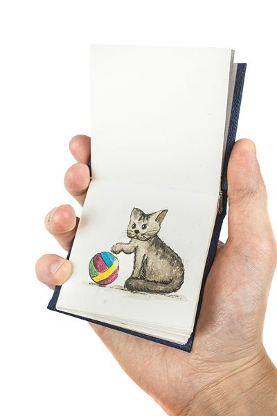noft Atlas - Watercolor Notebook - Hard Cover Square Watercolor Notebook - Mini Watercolor Notebook