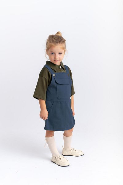 Cigit Gabardine Gilet 2-7 ετών Indigo Blue