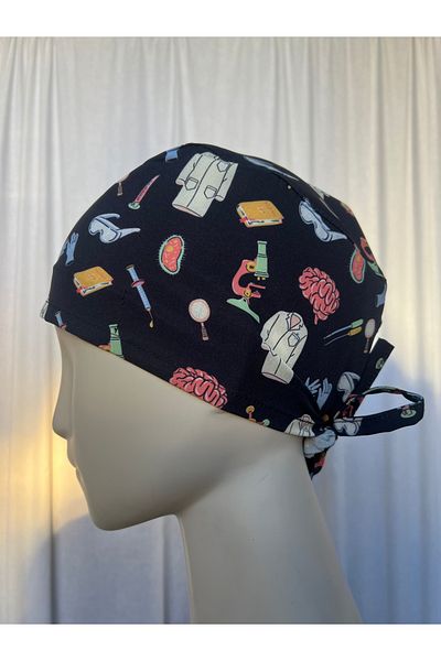 monotıp Doctor Nurse Bone, Bandana, Patterned Doctor Them, Surgical Bone