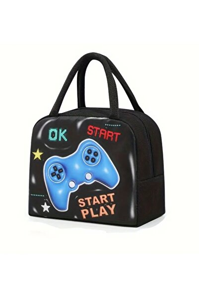 ADEN BEBEK AKSESUARLARI حقيبة طبية حرارية باللون الأسود - حقيبة طعام لتغذية ا...