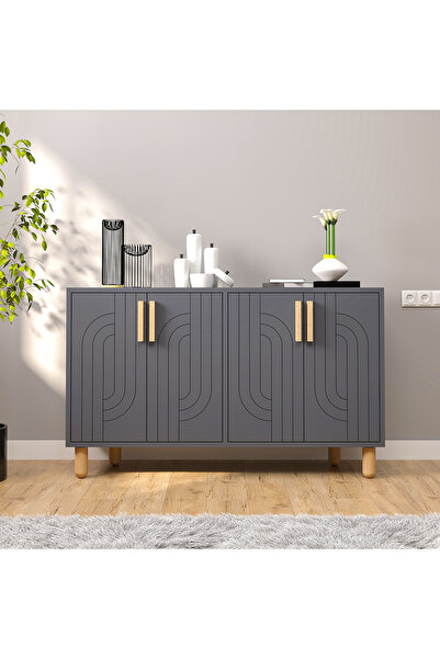 MERT SERT MOBİLYA Rodney Konsol,Çok Amaçlı Dolap, Ayakkabılık,Kahve Köşesi,Kitaplık,Tv Sehpası