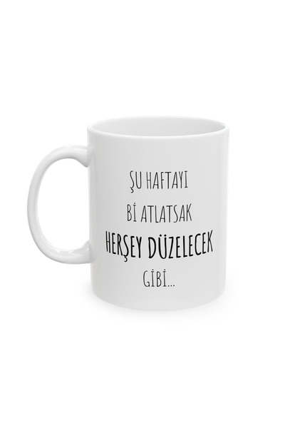 IVART Printed Premium White Porcelain Mug Cup-Office with Everything Like It'...