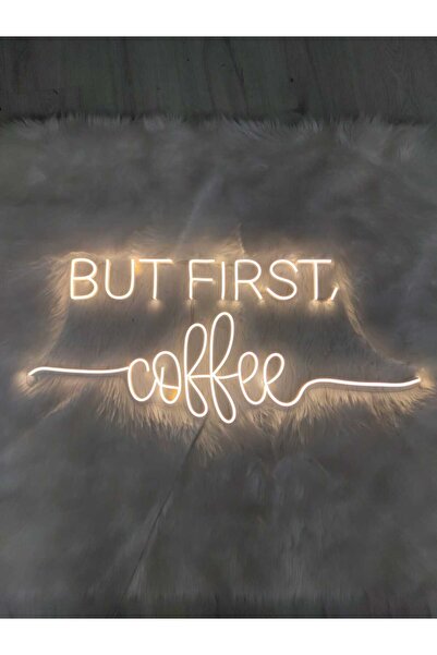 NEON LED KAYSERİ But First Coffee neon tabela (80x35cm)