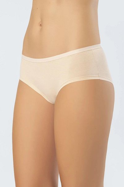 TÜREN 918 Skin-ten Chiloți hipster colorați din bumbac lycra, pachet de 2