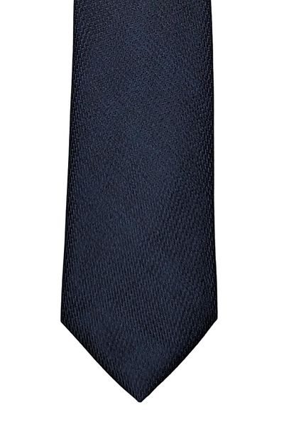 1001 Kravat Men's Gift Set with Wooden Box, Navy Blue Tie and Socks