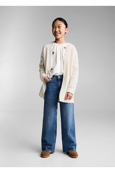 MANGO Kids V-neck knitwear cardigan