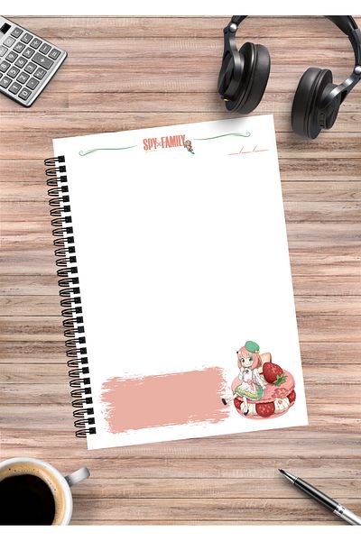 Home Spy X Family Spiral Notebook