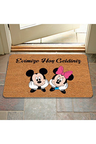 M&H Quality Dijital Baskılı kapı önü paspas Hoşgeldiniz  Çok Amaçlı Iç ve Dış Kapı Paspası
