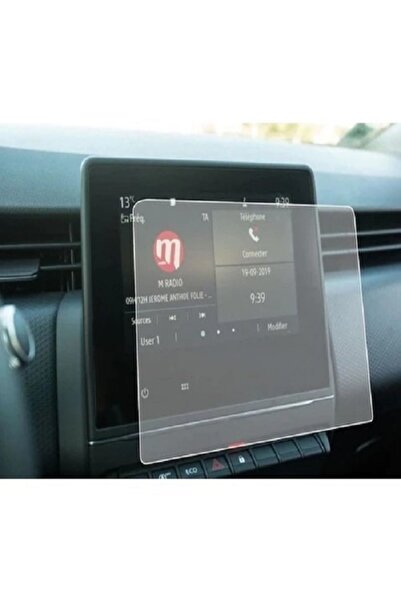 Velvoria واقي شاشة نانو مضاد للكسر متوافق مع نظام الملاحة مقاس 7.3 بوصة لسيارة رينو كليو 2023